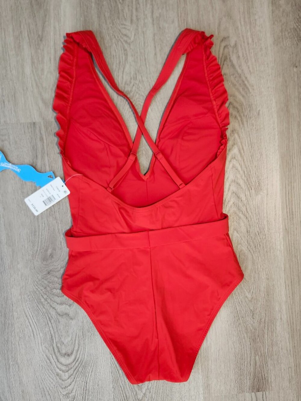 Skinny Dippers Red One Piece Swimsuit Size Small NWT $120 Jelly Beans - Picture 6 of 12